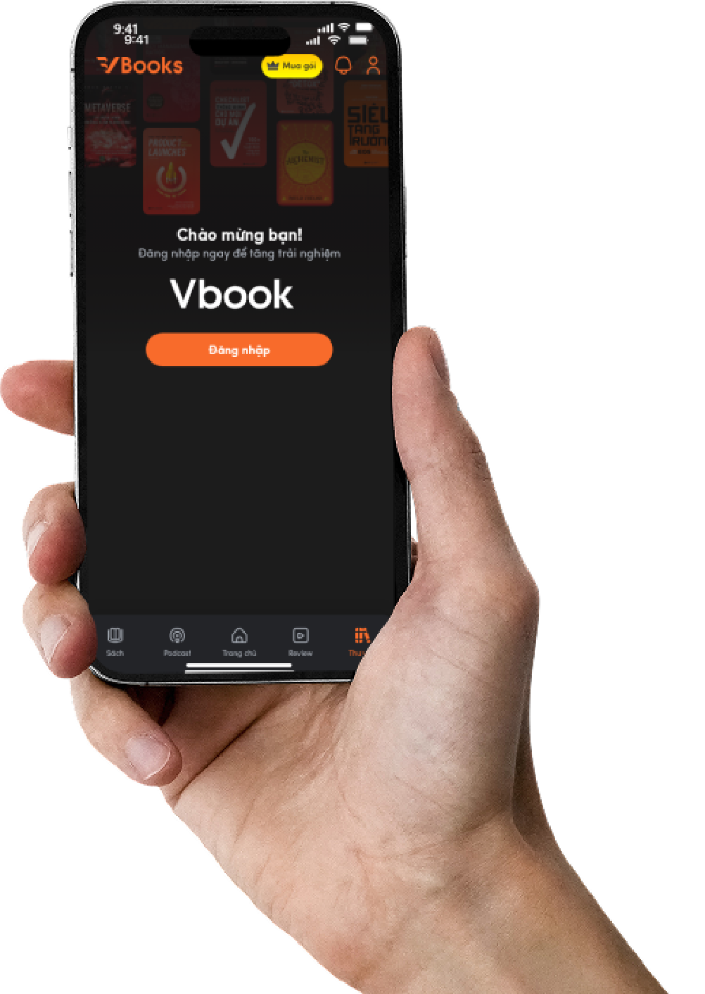 VBOOKs App on Phone